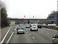 SU4522 : Southbound M3, Exit at Junction 12 by David Dixon