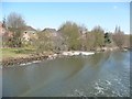 SJ7697 : Bow wave breaking on the north bank by Christine Johnstone