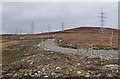 NH2916 : Power lines by Beinn Bhreac, above Dundreggan by Craig Wallace