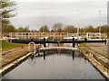 SJ5686 : Lock and Bridge, Fiddler's Ferry by David Dixon