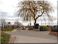 SJ5686 : Level Crossing, Station Road by David Dixon