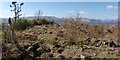 NS4086 : Remains of a cairn by Lairich Rig