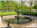 TQ3877 : Fountain in Greenwich Park herb garden by Stephen Craven