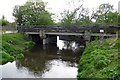 SK5033 : Rail bridge over the River Erewash by David Lally