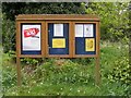 TM4088 : All Saints Church Notice Board by Geographer