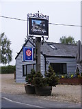 TG1720 : Marsham Arms Public House Sign by Geographer