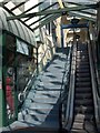 SX9163 : Stairs and escalator, Fleet Walk, Torquay by Derek Harper