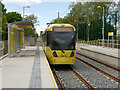 SJ8392 : Metrolink Tram at Withington by David Dixon