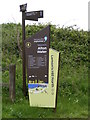 TM1337 : Alton Water Reservoir sign by Geographer