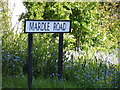 TM4778 : Mardle Road sign by Geographer