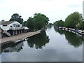 TQ3487 : River Lea near Clapton by Malc McDonald