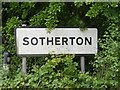 TM4178 : Sotherton Village Name sign by Geographer