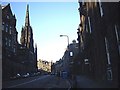 NT2573 : Approach to the junction of Johnston Terrace with Castlehill, Edinburgh by Stanley Howe