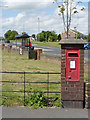 NZ2287 : Edward Street/Morpeth postbox ref NE61 217 by Alan Murray-Rust