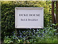 TM4178 : Duke House sign by Geographer