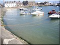 NO8785 : Shorehead harbour wall, Stonehaven by Stanley Howe