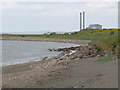 NT3773 : Shoreline at Prestongrange by Alan Murray-Rust