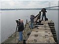 NT1380 : Photographers on the Town Pier by M J Richardson