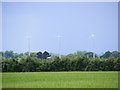 TM3566 : Wind Turbines at Rendham Hall Farm by Geographer