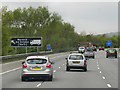 SP2762 : Northbound M40 near Longbridge by David Dixon