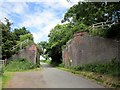 SJ4755 : Dismantled Railway Bridge on Holywell Road by Jeff Buck