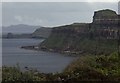 NG5065 : Cliff top and views along the Skye coastline by Andrew Hill