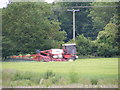 TM4079 : Crop Spraying off Scalesbrook Lane by Geographer