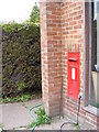 TM3883 : Halesworth Post Office George VI Postbox by Geographer