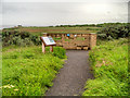 NZ4163 : Bird Hide and Information Board, Whitburn Point Nature Reserve by David Dixon