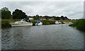 TQ8327 : Boats moored on the north bank of the River Rother by Christine Johnstone