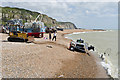 TQ8209 : The launch of the Hastings D Class lifeboat - 8 by Ian Capper