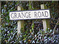 TM3186 : Grange Road sign by Geographer