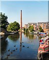 SJ9398 : Ashton Canal at Portland Basin by Gerald England