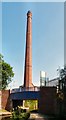 SJ9398 : Junction Mill chimney by Gerald England