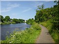 NS3979 : Path to Bonhill Bridge by Lairich Rig