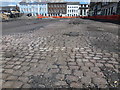 TF6120 : Cobbled street discovered under King's Lynn Market Place by Richard Humphrey