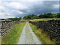 NY3705 : Walled Track following Scandale Beck by Chris Heaton