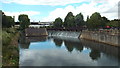 TL3514 : Weir on the River Lee Navigation near Ware by Malc McDonald