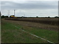  : Oilseed rape crop being harvested by JThomas