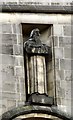 SJ8397 : Statuette on Manchester Town Hall Extension by Gerald England