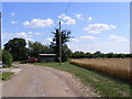 TM1083 : Hall Lane & footpath to Lodge Lane by Geographer