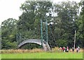 NT6131 : Suspension bridge over the Tweed, Mertoun by Jim Barton