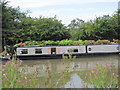 SP7449 : "Narrow Boat in Bloom", Grand Union Canal (set of 3 images) by Les Hull