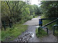 ST0096 : Footbridge over a small stream between Tylorstown and Ferndale by Jaggery