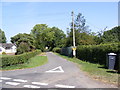 TM2693 : Entrance to Moat Farm Cottage & Road Green House by Geographer