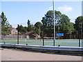 TM2494 : Hempnall Tennis Courts by Geographer