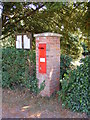 TM3395 : The Church Victorian Postbox by Geographer