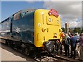 SK9135 : Deltic Locomotive at Grantham Festival of Speed by David Dixon