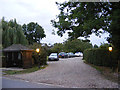 TM1383 : Entrance to The Burston Crown Public House by Geographer