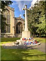 SK8053 : War Memorial outside St Mary's Church by David Dixon